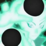 Himawari will awaken the Tenseigan thanks to the Kyuubi’s power and the Hyuga chakra .
